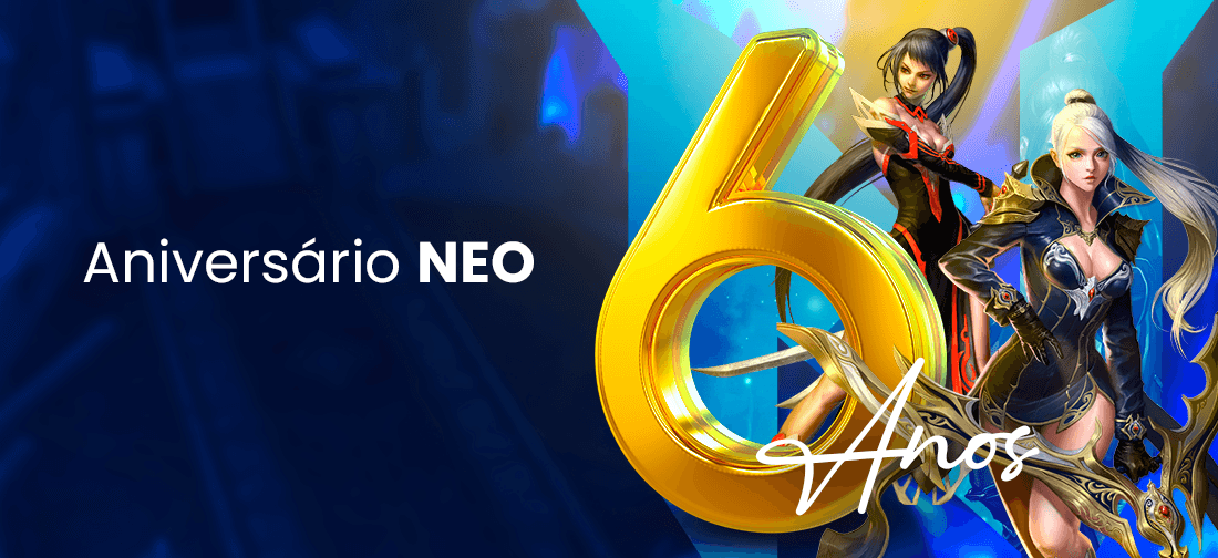 Aniversário NEO games 6 Anos